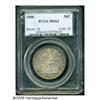 Image 3 : 1850 50C MS63 PCGS. WB-102. Recut 0. This example