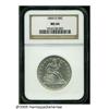 Image 1 : 1850-O 50C MS64 NGC. WB-101. Normal Mintmark. Unt