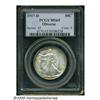 Image 3 : 1917-D 50C Obverse MS65 PCGS. A scarce early Walk