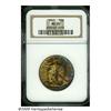 Image 1 : 1945 50C MS65 NGC. Beautiful golden toning is spl