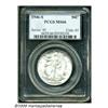 Image 1 : 1946-S 50C MS66 PCGS. A lustrous premium Gem, the