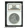 Image 3 : 1845 S$1 AU58 NGC. The 1845 is surprisingly scarc