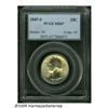 Image 1 : 1947-S 25C MS67 PCGS. Rich apricot patina endows 