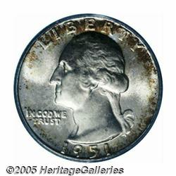 1951-D 25C MS67 PCGS. Ex: Coin Guy Collection. Vi