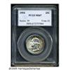 Image 1 : 1954 25C MS67 PCGS. Well struck with vibrant lust
