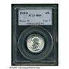 Image 1 : 1935-D 25C MS65 PCGS. Boldly struck and untoned, 