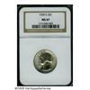 Image 3 : 1939-S 25C MS67 NGC. Fully lustrous and bright wi