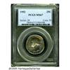Image 1 : 1952 25C MS67 PCGS. Lustrous surfaces on both sid
