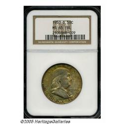 1950-D 50C MS65 Full Bell Lines NGC. Rich, multic