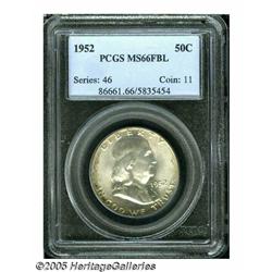 1952 50C MS66 Full Bell Lines PCGS. The central a