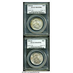 1952-D 50C MS65 Full Bell Lines PCGS, golden-russ