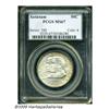 Image 1 : 1937 50C Antietam MS67 PCGS. Light gold patina ov