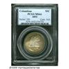 Image 1 : 1892 50C Columbian MS66 PCGS. Stunning iridescent