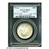 Image 1 : 1936-D 50C Texas MS67 PCGS. Lustrous surfaces are