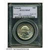 Image 1 : 1927 50C Vermont MS65 PCGS. A lustrous light hone