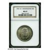 Image 1 : 1951 50C Booker T. Washington MS67 NGC. Dappled p