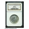 Image 1 : 1951-D 50C Booker T. Washington MS67 NGC. The see