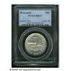 Image 1 : 1936 50C Wisconsin MS67 PCGS. Fully struck with s