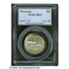 Image 1 : 1936 50C Wisconsin MS67 PCGS. Brilliant centers a