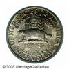 Image 2 : 1936 50C Wisconsin MS68 PCGS. Outrageously toned 