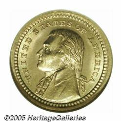 1903 G$1 Louisiana Purchase/Jefferson MS65 NGC. A