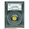 Image 1 : 1905 G$1 Lewis and Clark MS62 PCGS. A bright oran