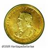 Image 2 : 1905 G$1 Lewis and Clark MS64 PCGS. Deep orange-g