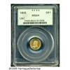 Image 3 : 1905 G$1 Lewis and Clark MS64 PCGS. Deep orange-g