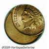 Image 1 : 1908 1C Indian Cent--Struck 35% Off Center--MS64 