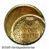 Image 2 : 1908 1C Indian Cent--Struck 35% Off Center--MS64 