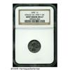 Image 3 : 1990 1C Cent--Struck on 1990-P Dime--MS67 NGC. Ap