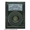 Image 1 : 1869-S H10C Seated Half Dime--Struck 5% Off Cente