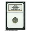 Image 1 : 1890 10C Seated Dime--Broadstruck--MS66 NGC. An u