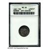 Image 3 : Undated 10C Barber Dime--Off Center--MS60 ANACS. 