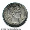 Image 1 : 1901 10C Barber Dime--Struck 5% Off Center--AU58 