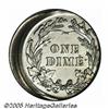 Image 2 : 1902 10C Barber Dime--Struck 10% Off Center--AU58