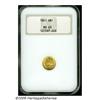 Image 1 : 1851 G$1 MS63 NGC. Well struck and fully lustrous