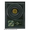 Image 4 : 1855 G$1 MS62 PCGS. This is an unusual example wi