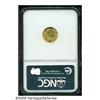 Image 2 : 1855 G$1 MS64 NGC. A shimmering, well frosted rep
