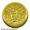 Image 2 : 1855-O G$1 MS63 NGC. Type Two Gold Dollars were s