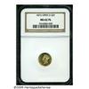 Image 1 : 1873 G$1 Open 3 MS62 Prooflike NGC. An impressive