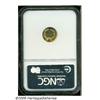 Image 2 : 1874 G$1 MS63 NGC. Bright, shimmering, lustrous s