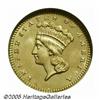 Image 1 : 1877 G$1 MS67 NGC. The 1877 is another popular, l