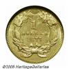 Image 2 : 1877 G$1 MS67 NGC. The 1877 is another popular, l
