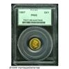 Image 3 : 1887 G$1 PR65 PCGS. Rich yellow-gold in appearanc