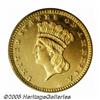 Image 1 : 1888 G$1 PR64 Cameo PCGS. Since public interest d