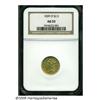 Image 3 : 1839-O $2 1/2 AU55 NGC. High Date, Wide Fraction,