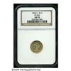 Image 3 : 1862/1 $2 1/2 AU55 NGC. FS-002. Substantial brigh