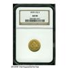 Image 1 : 1870-S $2 1/2 AU50 NGC. Despite subdued tan-gold 