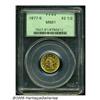 Image 1 : 1877-S $2 1/2 MS61 PCGS. A bright lemon-gold exam